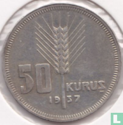 Turkey 50 kurus 1937 - Image 1
