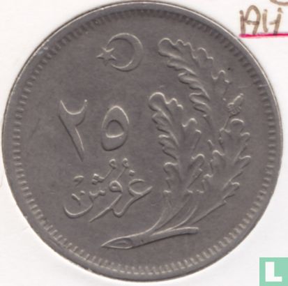 Turkije 25 kurus 1925 (AH1341) - Afbeelding 2