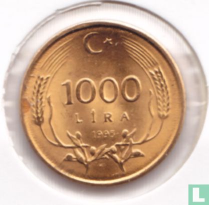 Turkey 1000 lira 1995 - Image 1