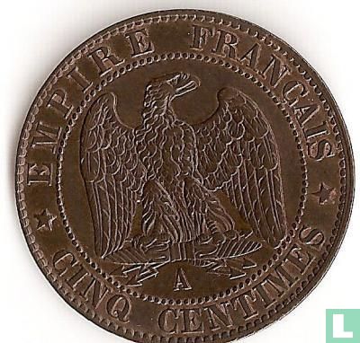 Frankrijk 5 centimes 1855 (A - anker) - Afbeelding 2