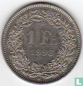 Zwitserland 1 franc 1998 - Afbeelding 1