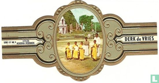 Ceylon Boeddha monniken - Afbeelding 1