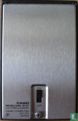 Casio Micro Card M-811 - Image 3