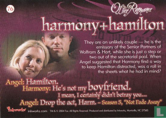 Harmony + Hamilton - Bild 2