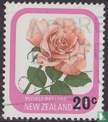Rose with overprint