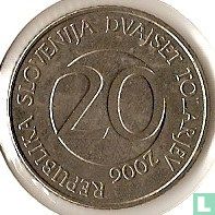Slovenia 20 tolarjev 2006 - Image 1