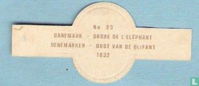 Denemarken - Orde van de olifant - 1832 - Afbeelding 2