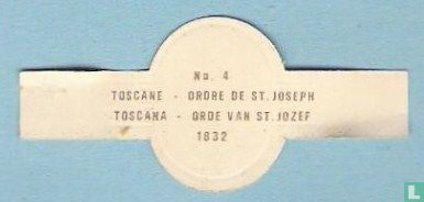 Toscana - Orde van St.Jozef - 1832 - Afbeelding 2