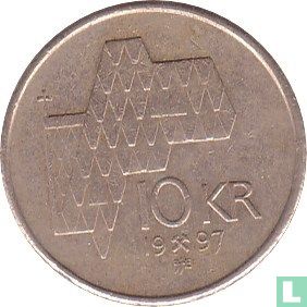Norwegen 10 Kroner 1997 - Bild 1