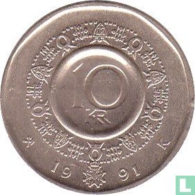 Norway 10 kroner 1991 - Image 1