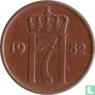 Noorwegen 5 øre 1952 - Afbeelding 1