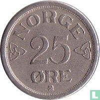 Norwegen 25 Öre 1953 - Bild 2