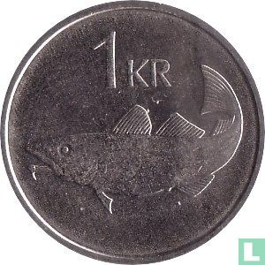 Islande 1 króna 1994 - Image 2