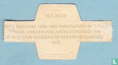 Spiegel van een Hollands oorlogsschip 1670 - Afbeelding 2