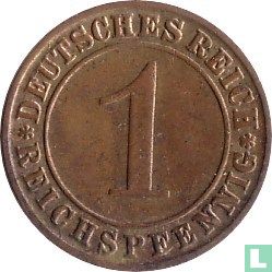 Duitse Rijk 1 reichspfennig 1929 (D) - Afbeelding 2