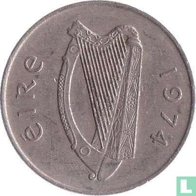 Ierland 10 pence 1974 - Afbeelding 1