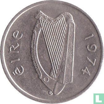 Irland 5 Pence 1974 - Bild 1