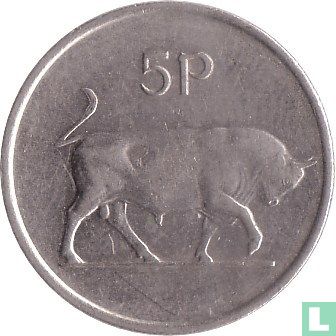 Ireland 5 pence 1974 - Image 2