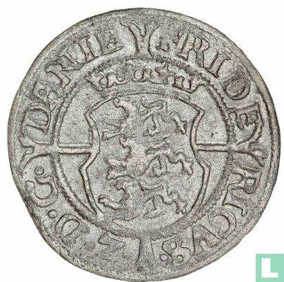 Denemarken 1 skilling 1563 - Afbeelding 2