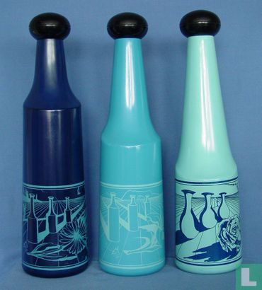 Blue Bottles by Salvador Dali Set of 3 - Image 2