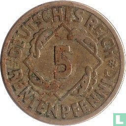 German Empire 5 rentenpfennig 1923 (A) - Image 2