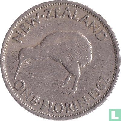 Nieuw-Zeeland 1 florin 1962 - Afbeelding 1