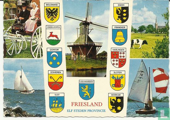 Friesland, Elf steden Provincie