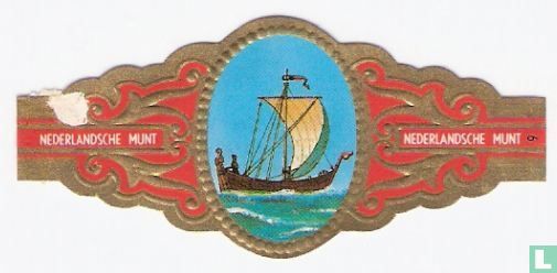 Zweeds scheep ± 1180 eerste schip met roer - Afbeelding 1