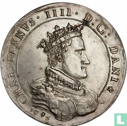 Denmark 1 speciedaler 1596 - Image 1