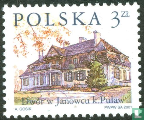 Landhuis in Janowiec bij Pulawy