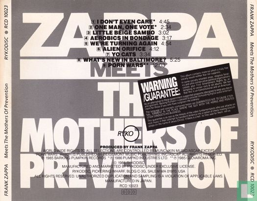 Frank Zappa meets the Mothers of Prevention - Image 2