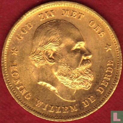 Pays-Bas 10 gulden 1886 - Image 2