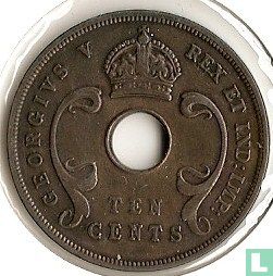 Oost-Afrika 10 cents 1933 - Afbeelding 2