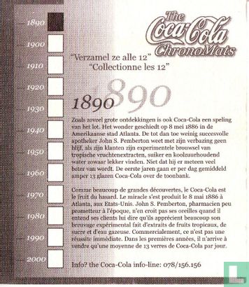The Coca Cola ChronoMats 1890 - Afbeelding 2