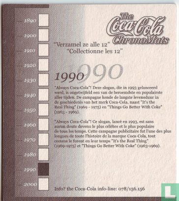 The Coca Cola ChronoMats 1990 - Afbeelding 2