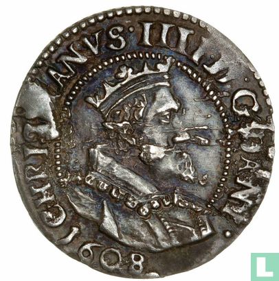 Denmark 4 skilling 1608 (crowned portrait) - Image 1