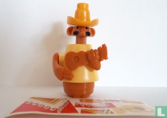 Mexicaan met gitaar (gele hoed) - Afbeelding 1