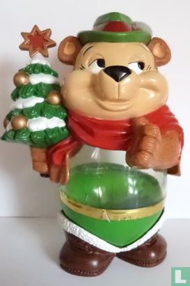 Teddy met kerstboom