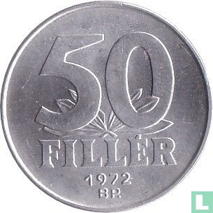 Hungary 50 fillér 1972 - Image 1