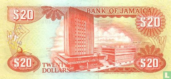 Jamaica 20 Dollars 1999 - Image 2