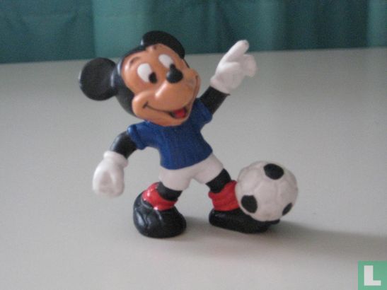 mickey as footballer