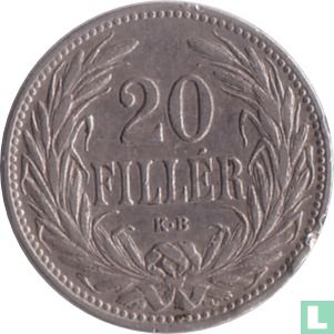 Hongarije 20 filler 1908 - Afbeelding 2