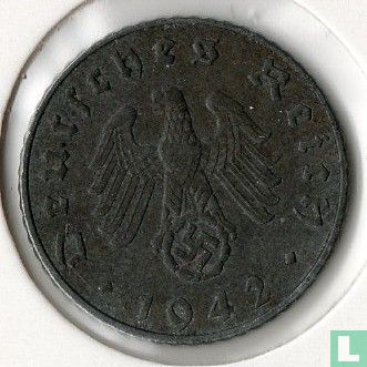 Empire Allemand 5 reichspfennig 1942 (E) - Image 1