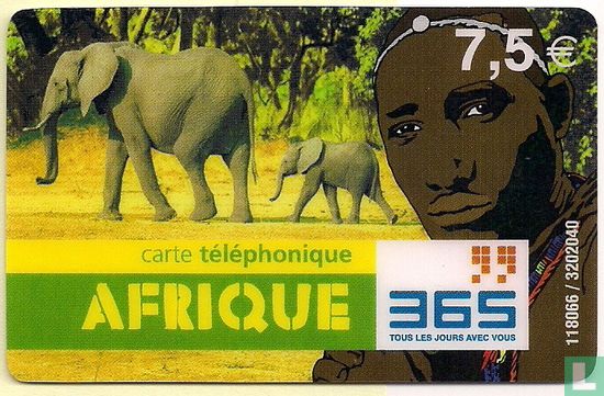 Carte téléphonique Afrique - Image 1
