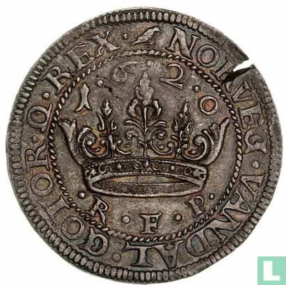 Denemarken 1 krone 1620 (vogel) - Afbeelding 1
