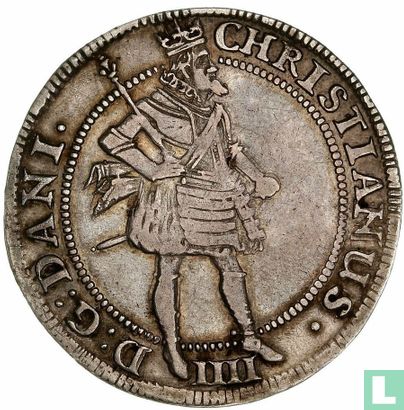 Danemark 1 krone 1619 (trèfle) - Image 2