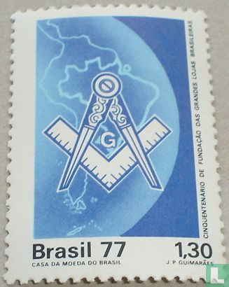 50 Jaar Brazilian Grand Masonic Lodge