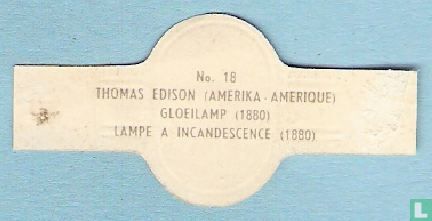 Thomas Edison  (Amerika)  gloeilamp  (1880) - Afbeelding 2