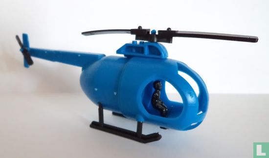 Helicopter (blauw) - Afbeelding 1