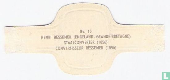 Henri Bessemer  (Engeland)  staalconverter  (1856) - Image 2